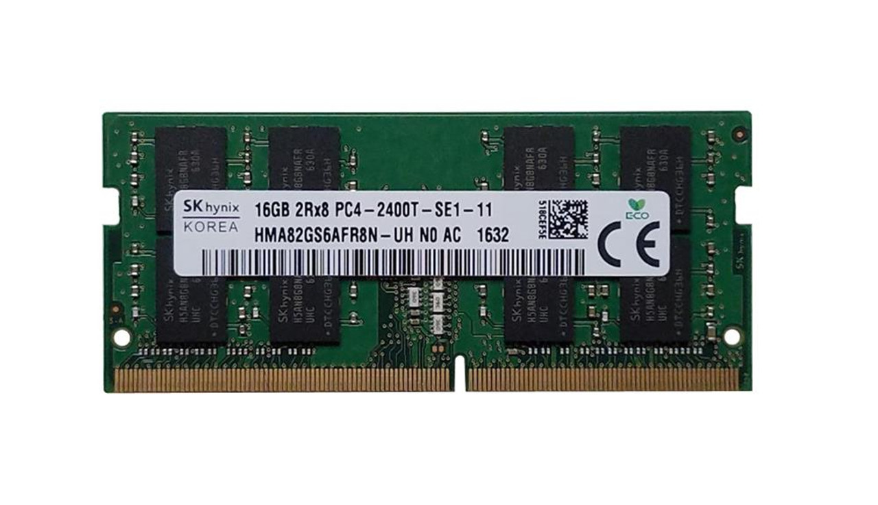 HMA82GS6AFR8N-UH | Hynix | 16Gb Pc4-19200 Ddr4-2400Mhz Non-Ecc Unbuffered Cl17 260-Pin Sodimm 1.2V Dual Rank Memory Module