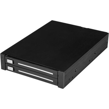 HSB225S3R | STARTECH | Dual-Bay 2.5-Inch Sata Ssd / Hdd Rack For 3.5-Inch Bay Trayless Raid