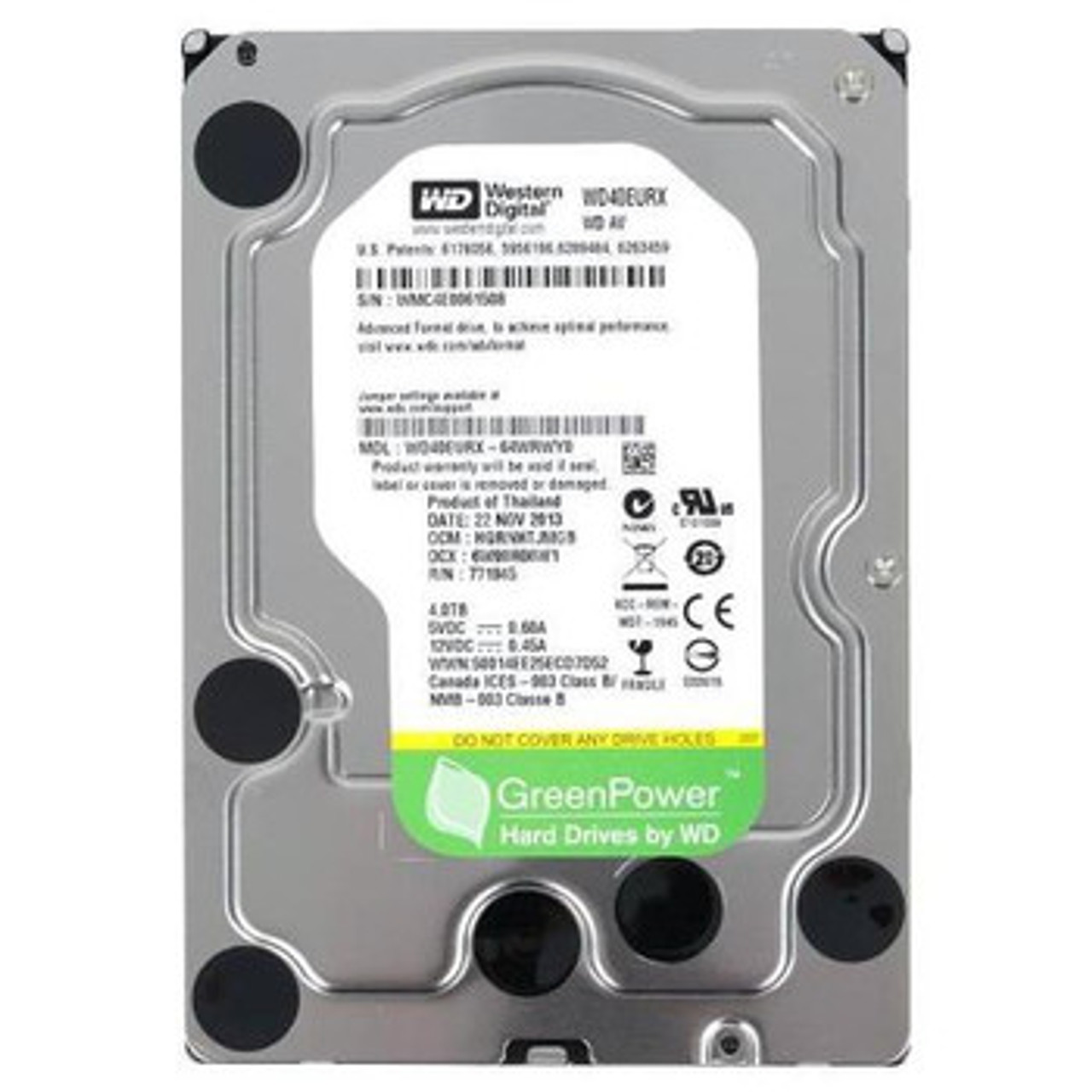 WD40EURX | Western Digital | Digital 4Tb 5400Rpm Sata 6.0 Gbps 3.5 64Mb Cache Av Hard Drive"