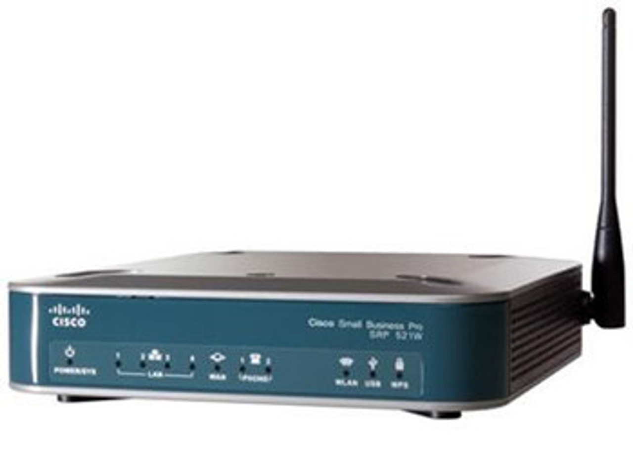 SRP521W-K9-G1-OB | CISCO | Srp521 Fcc 2Fxs/1Fxo With 10/100 Mbps Fast Ethernet Wan Router