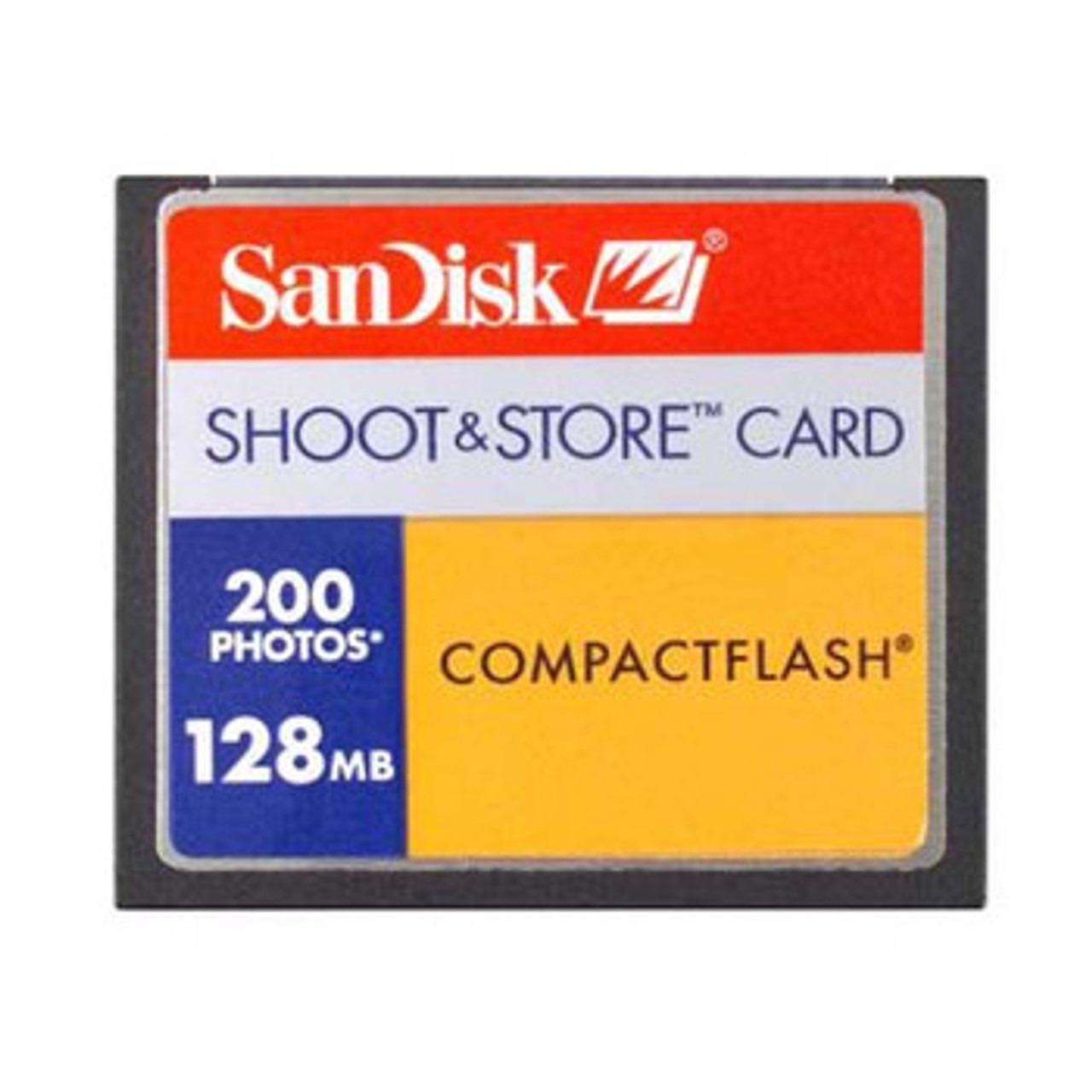 SDCFS-128-10PK | Sandisk | 128Mb Shoot & Store Compactflash (Cf) Memory Card (10-Pack)
