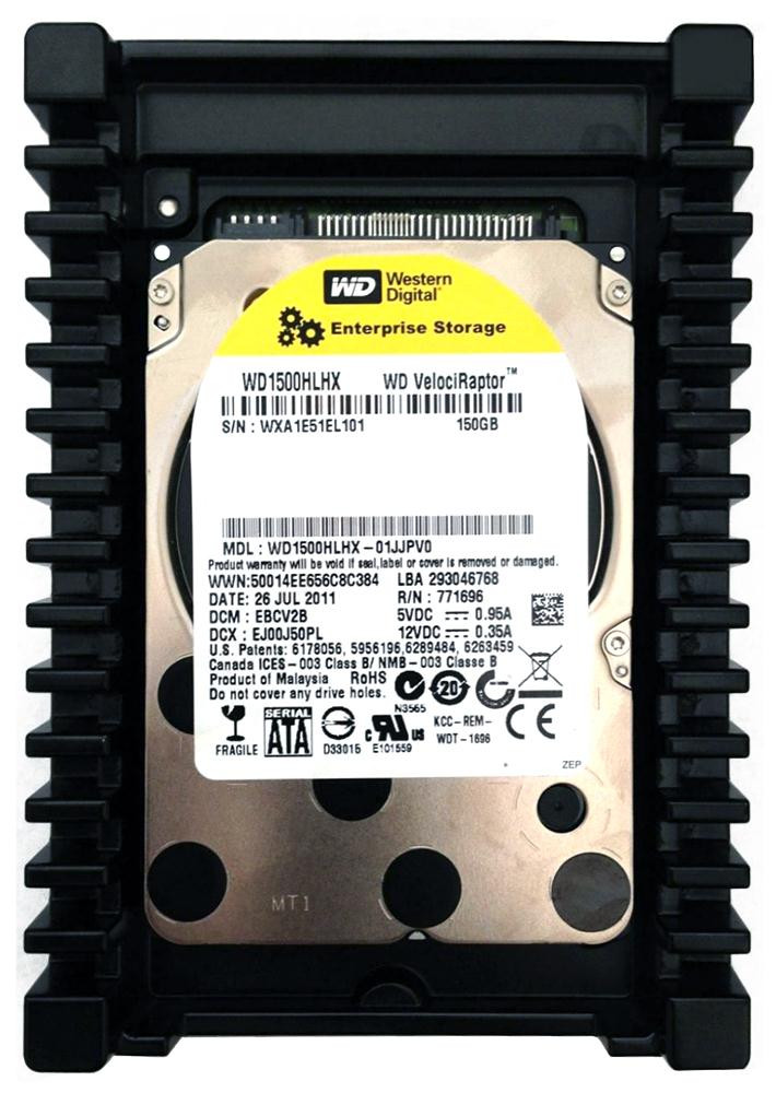 WD1500HLHX | Western Digital | Velociraptor 150Gb 10000Rpm Sata 6Gbps 32Mb Cache 3.5-Inch Internal Hard Drive