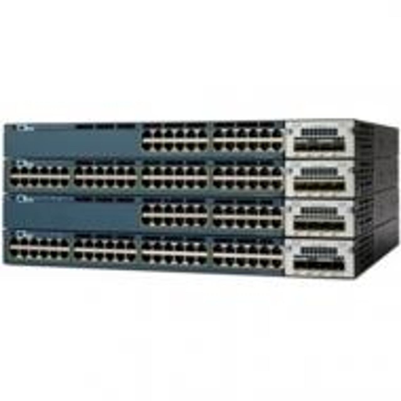 WS-C3560X-48T-S | CISCO | Catalyst 48-Port 10/100/1000 Managed Rack-Mountable Gigabit Ethernet Switch