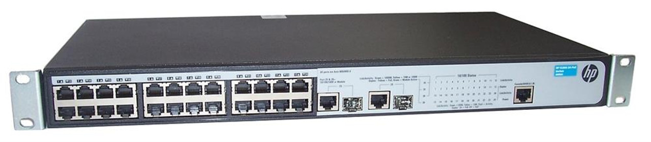 JD992A | Hp | V1905-24-Poe Ethernet Switch 26 Port 2 Slot 24-Ports 10/100Base-Tx 2 10/100/1000Base-T 2X Sfp (Mini-Gbic)