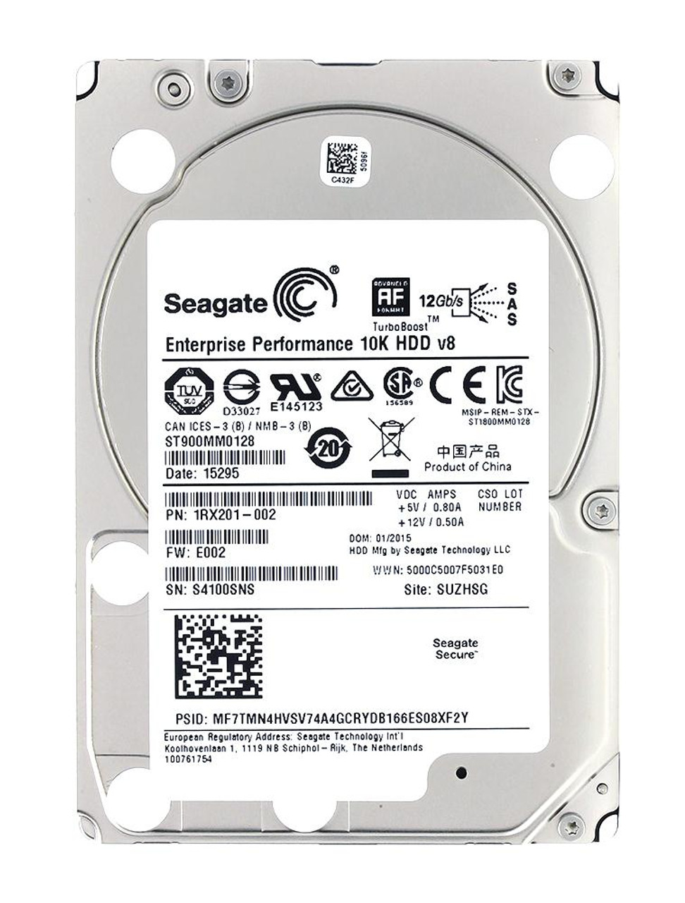 ST900MM0128 | SEAGATE | Enterprise Performance 10K.8 900Gb 10000Rpm Sas 12Gbps 128Mb Cache 32Gb Ssd Turboboost (512E) 2.5-Inch Internal Hybrid Hard