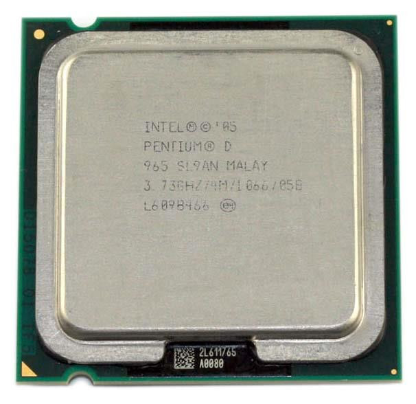 SL9AN | Intel | Pentium Extreme Edition 965 Dual-Core 3.73Ghz 1066Mhz Fsb 4Mb L2 Cache Socket 775 Processor