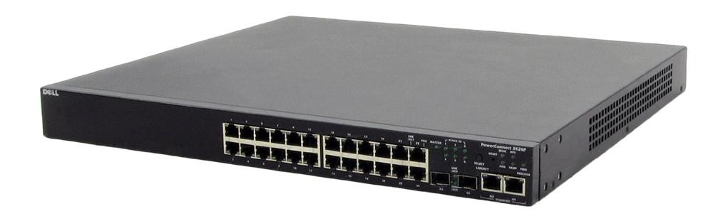 Y4654 | DELL | PowerconNECt 3424P 24-Ports 10/100 Fast Ethernet Managed Switch (Refurbished)