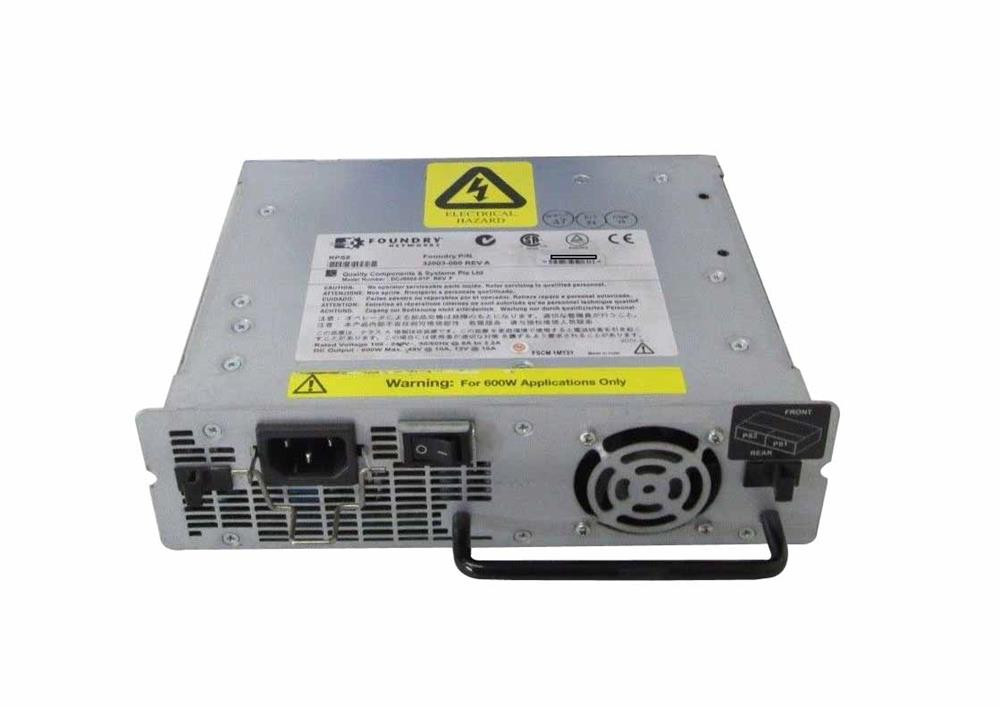 RPS-X448 | BROCADE | 600W Redundant Power Supply Redundant Power Supply