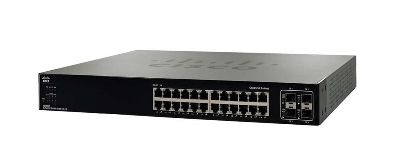 SGE2000P | CISCO | 24-Ports 10/100/1000 Poe Gigabit Ethernet Switch With 4X Gigabit Ethernet Expansion Slot