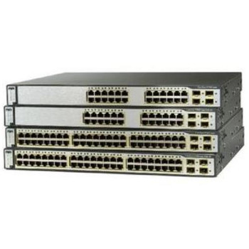WS-C3750G-24WS-S25 | CISCO | Catalyst 3750G 24-Ports 10Base-T/100Base-Tx/1000Base-T Rj-45 Poe Manageable Layer3 Rack-Mountable 2U Switch With