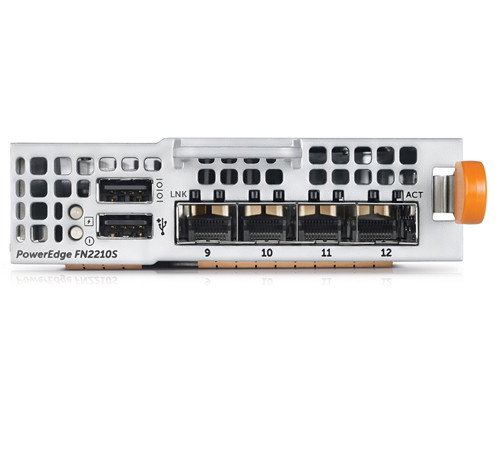 FN2210S | DELL | I/O Module Provides Up To Two Ports Of 2/4/ 8Gbit/S Fc Two Ports Of Sfp+ 10Gbe ConNECtivity Provides Ethernet ConNECtivity Supports Optical And Dac Cable Media
