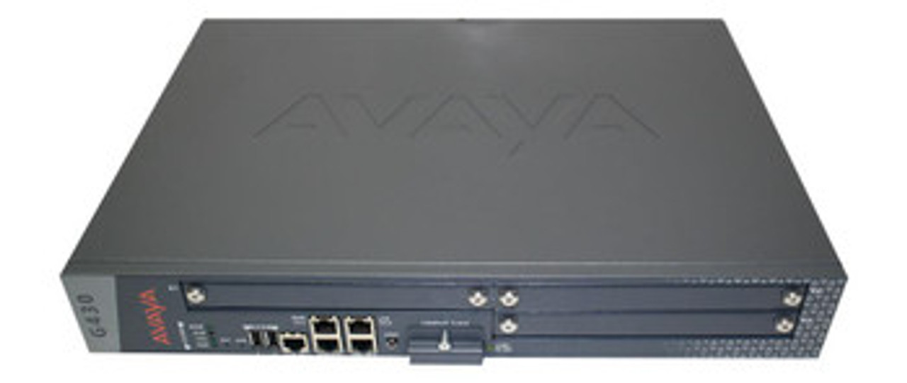 700469273 | AVAYA | G430 Media GATEWAY 1 X Compactflash (Cf) Card, 3 X Expansion Slot 1 X 10/100Base-Tx Wan, 2 X 10/100Base-Tx Lan