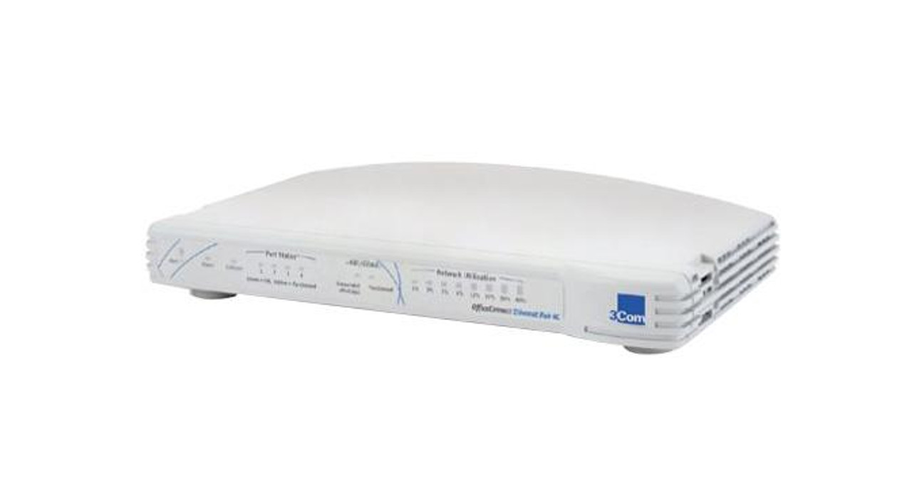 3C16703A | 3COM | Office ConNECt Ethernet 10Mbps 4-Ports Unmanaged Networking Hub Tp4 Combo