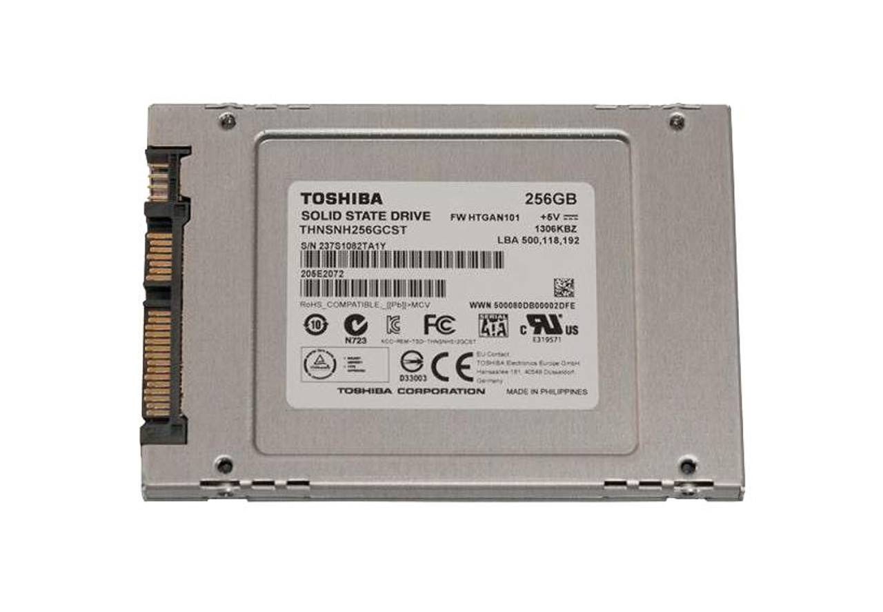 THNSNH256GCST | Toshiba | Hg5D Series 256Gb Mlc Sata 6Gbps 2.5-Inch Internal Solid State Drive (Ssd)