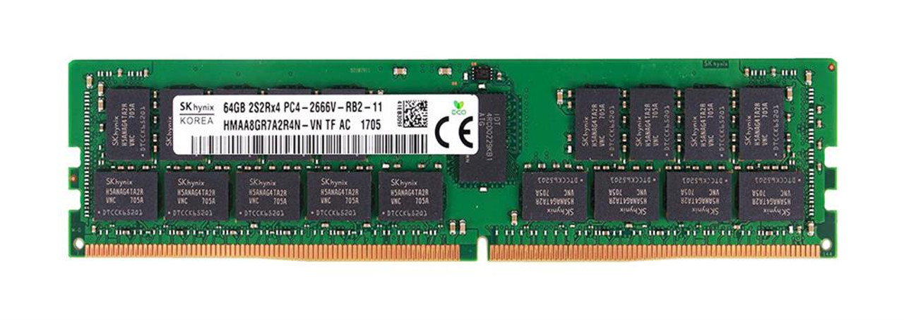 HMAA8GR7A2R4N-VNTF-AC | Hynix | 64Gb Pc4-21300 Ddr4-2666Mhz Registered Ecc Cl19 288-Pin Dimm 1.2V Quad Rank Memory Module