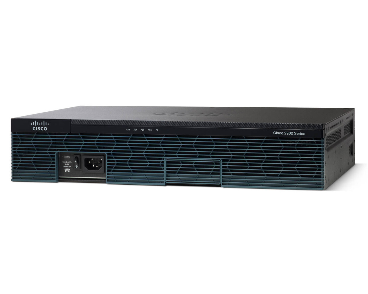 C2911-CME-SRST/K9 | CISCO | 2911 3-Port 3 X 10/100/1000Base-T Voice Bundle With Packet Voice Dsp Module Router