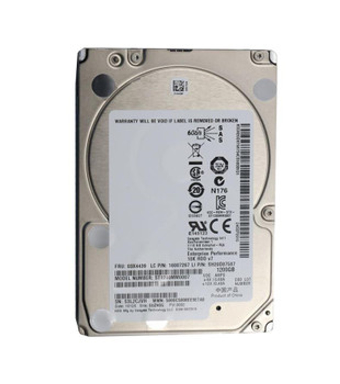 03X4439 | LENOVO | 1Tb 10000Rpm Sas 6.0 Gbps 2.5 64Mb Cache Hard Drive"