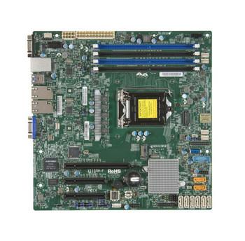 MBX11SHF | Supermicro | X11Ssh-F-O Lga1151 Intel C236 Ddr4 Sata3Usb3.0 V2Gbe Microatx Server Motherboard