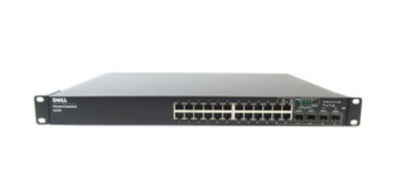 CC25C | DELL | PowerconNECt 6224 24-Ports Sfp 10/100/1000Base-T Poe Manageable Layer 3 Rack-Mountable Gigabit Ethernet Switch