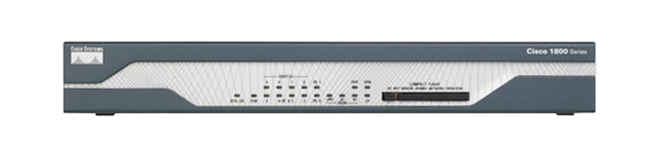 CISCO1812WAGCK9-RF | CISCO | 1812 Fixed ConfigurATIon Integrated Services Wireless Router