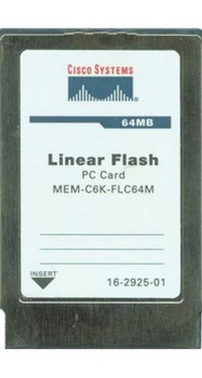 16-2925-01 | CISCO | 64Mb Flash Linear Pcmcia
