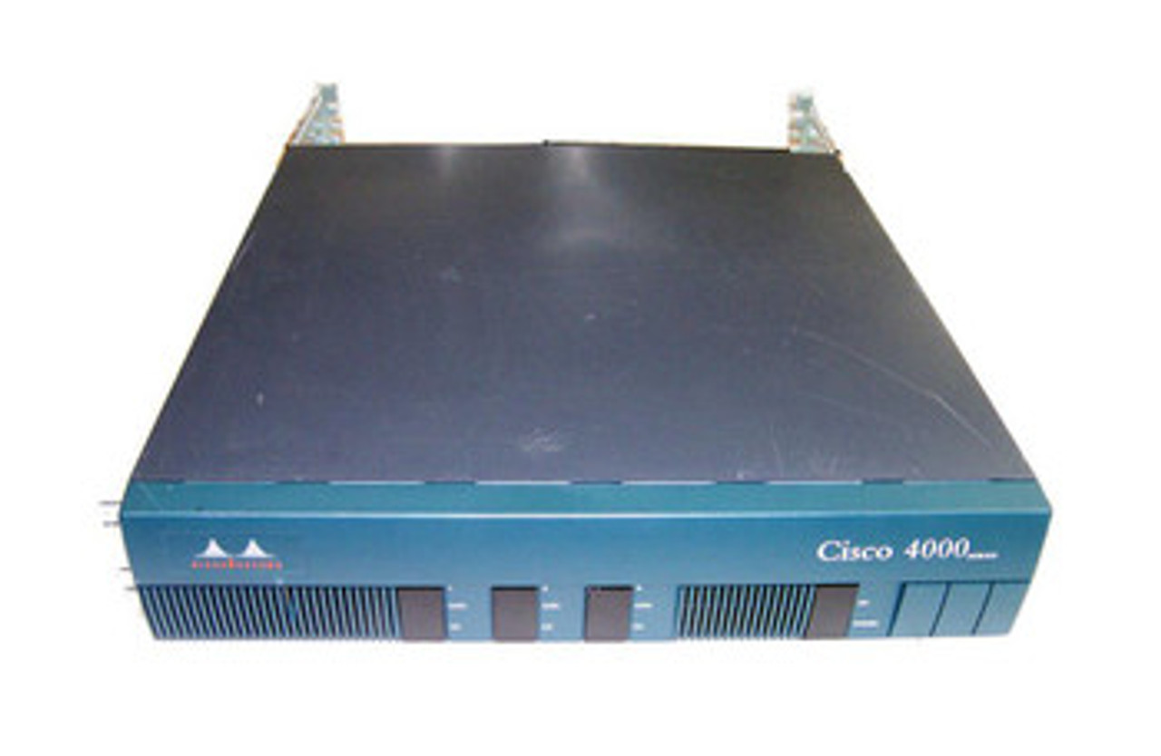 CISCO4000 | CISCO | 4000 Modular Router 3 Network Processor Slots 4Mb Dram 2Mb Flash Ac P.S. No Slot Covers