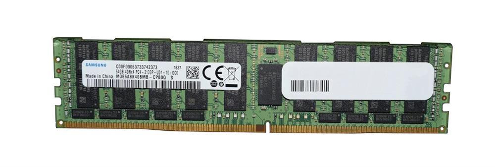 M386A8K40BMB-CPB | Samsung | 64Gb Pc4-17000 Ddr4-2133Mhz Registered Ecc Cl15 288-Pin Load Reduced Dimm 1.2V Quad Rank Memory Module