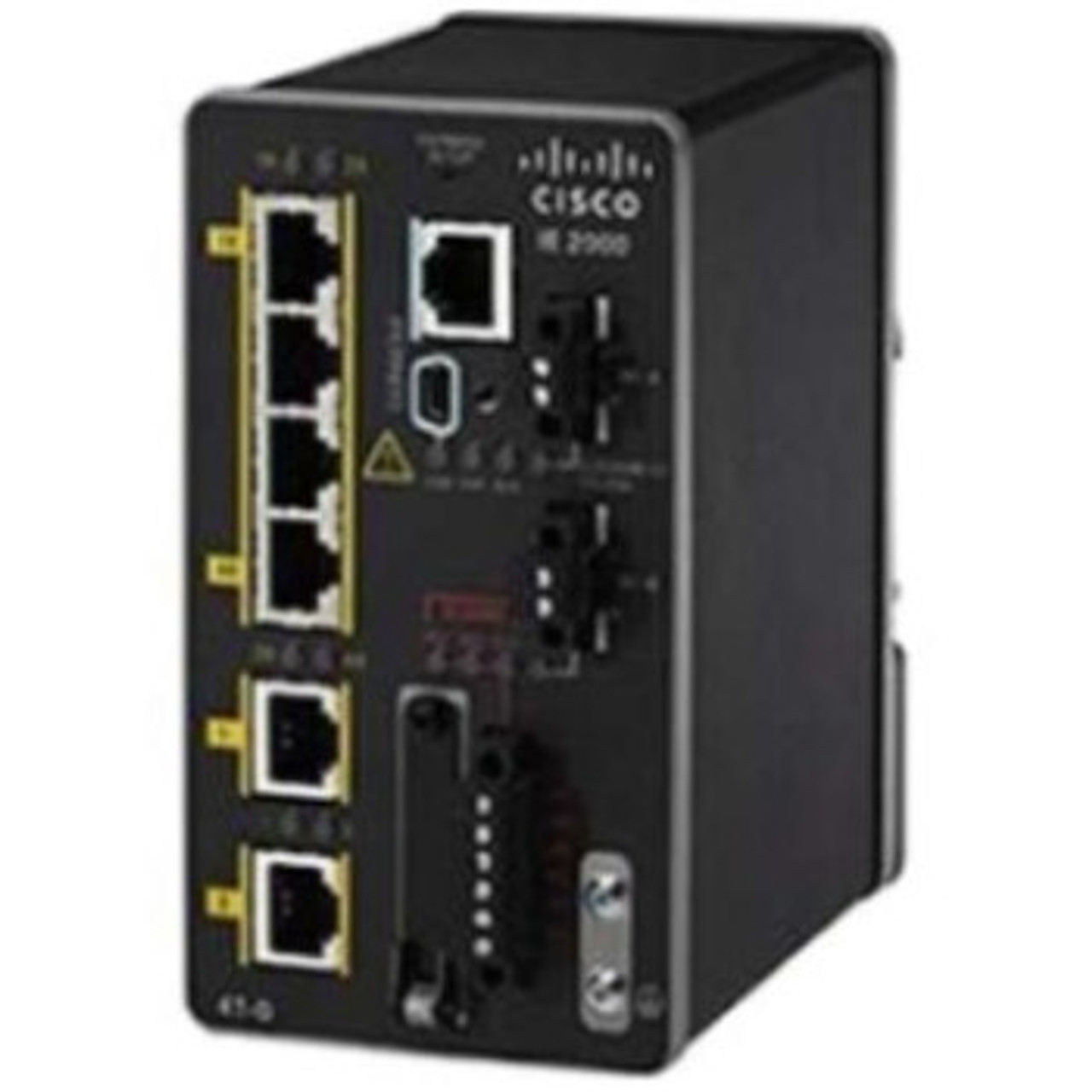 IE-2000-4T-B | CISCO | 6-Ports Rj-45 10/100Base-Tx Usb Manageable Layer2 Desktop And Rail-Mountable Ethernet Switch With 2X Sfp Expansion Slots (Refurbish