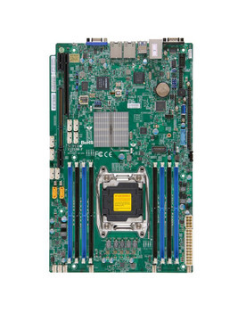 MBDX10SRWFO | SUPERMICRO | X10Srw-F Socket R3 Lga 2011 Xeon E5-1600 / E5-2600 V4 / V3 Intel C612 Chipset Ddr4 8 X Dimm 10 X Sata 6Gbps Proprietary