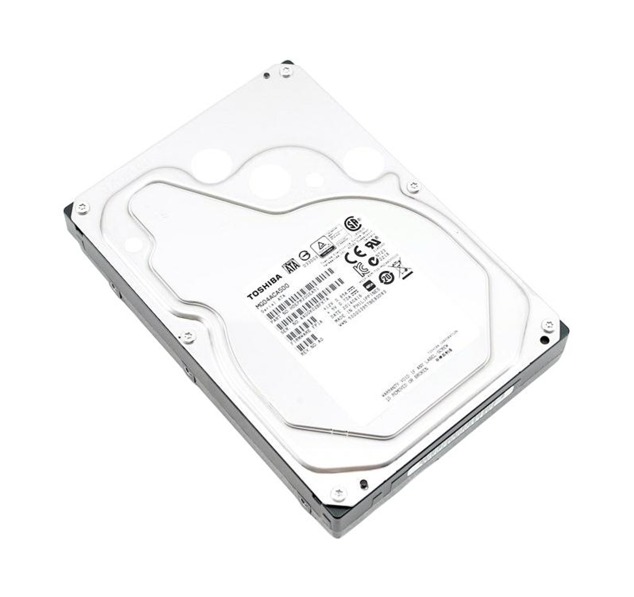 MG04ACA500EY | Toshiba | Enterprise Capacity 5Tb 7200Rpm Sata 6Gbps 128Mb Cache (512E / Sie) 3.5-Inch Internal Hard Drive