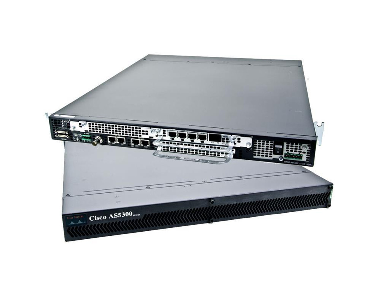 AS5350 | CISCO | Voip GATEWAY Loaded/Options Chassis Include (1) 4Pri Trunk (2) Np60 (60 Universal Ports) 128Mb Ram/32Mb Flash