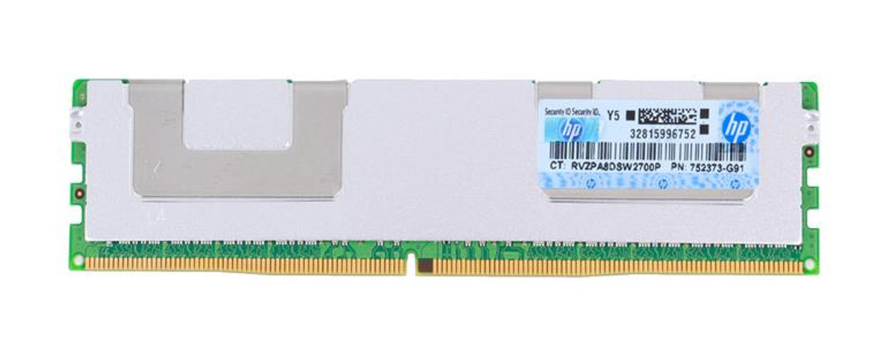 752373-G91 | Hp | 64Gb Pc4-17000 Ddr4-2133Mhz Registered Ecc Cl15 288-Pin Load Reduced Dimm 1.2V Quad Rank Memory Module