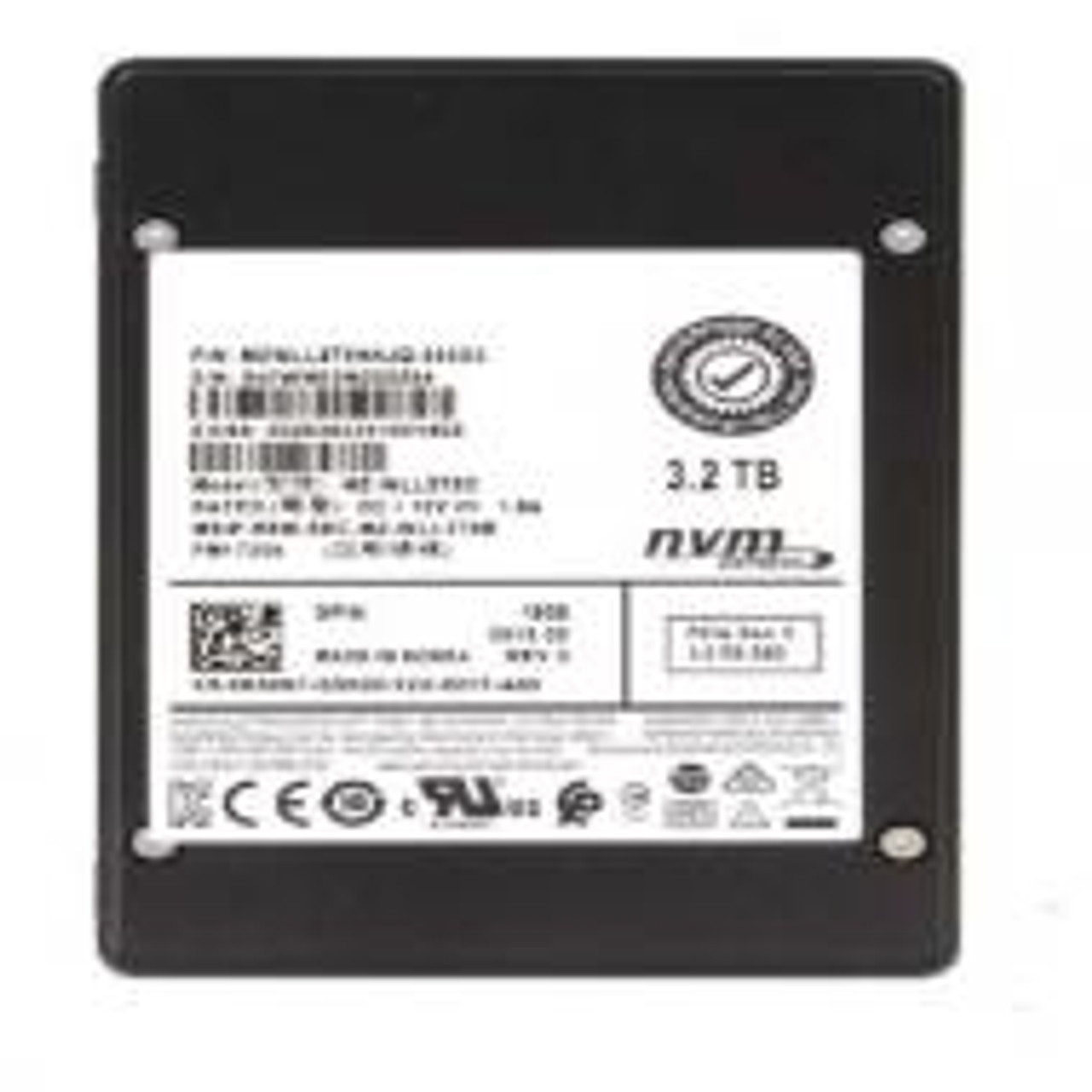 MZ-WLL3T2C | Samsung | Pm1725B 3.2Tb 2.5Inch Pci Express 3.0 X4 (Nvme) Internal Solid State Drive