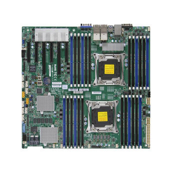 X10DRIT4O | SUPERMICRO | Dual Socket R3 Lga 2011 Xeon E5-2600 V4 / V3 Intel C612 Chipset Ddr4 24 X Dimm 10 X Sata 6Gbps Ee-Atx Server Motherboard (