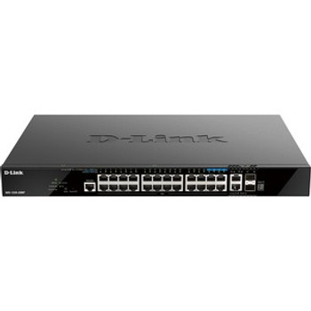 DGS-1520-28MP | D LINK |D-LINK Layer 3 Switch 26 Ports Manageable 3 Layer Supported Modular 453.30 W Power Consumption 740 W Poe Budget Twisted Pa