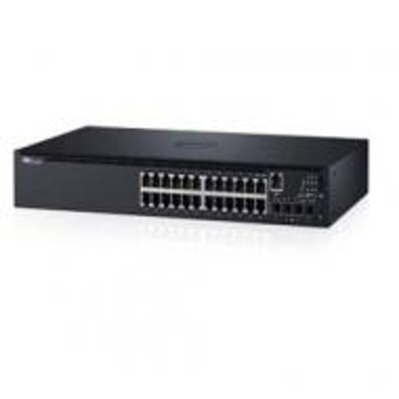 0GCXM | Dell | PowerConnect N1524P 24-Port 24 x 10/100/1000 + 4 x 10 Gigabit SFP+ PoE+ Rack-Mountable Layer 2 Managed Switch
