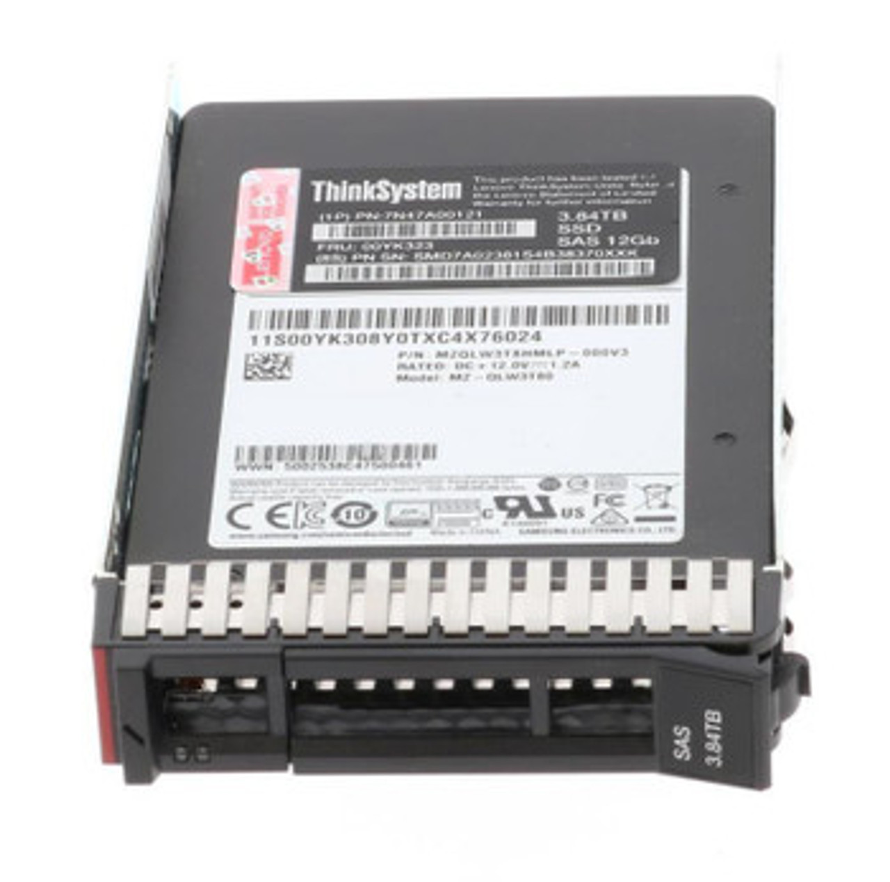 01PE085 | LENOVO | 3.84Tb Sas Tlc 12Gbps 3.5-Inch Internal Solid State Drive (Ssd)