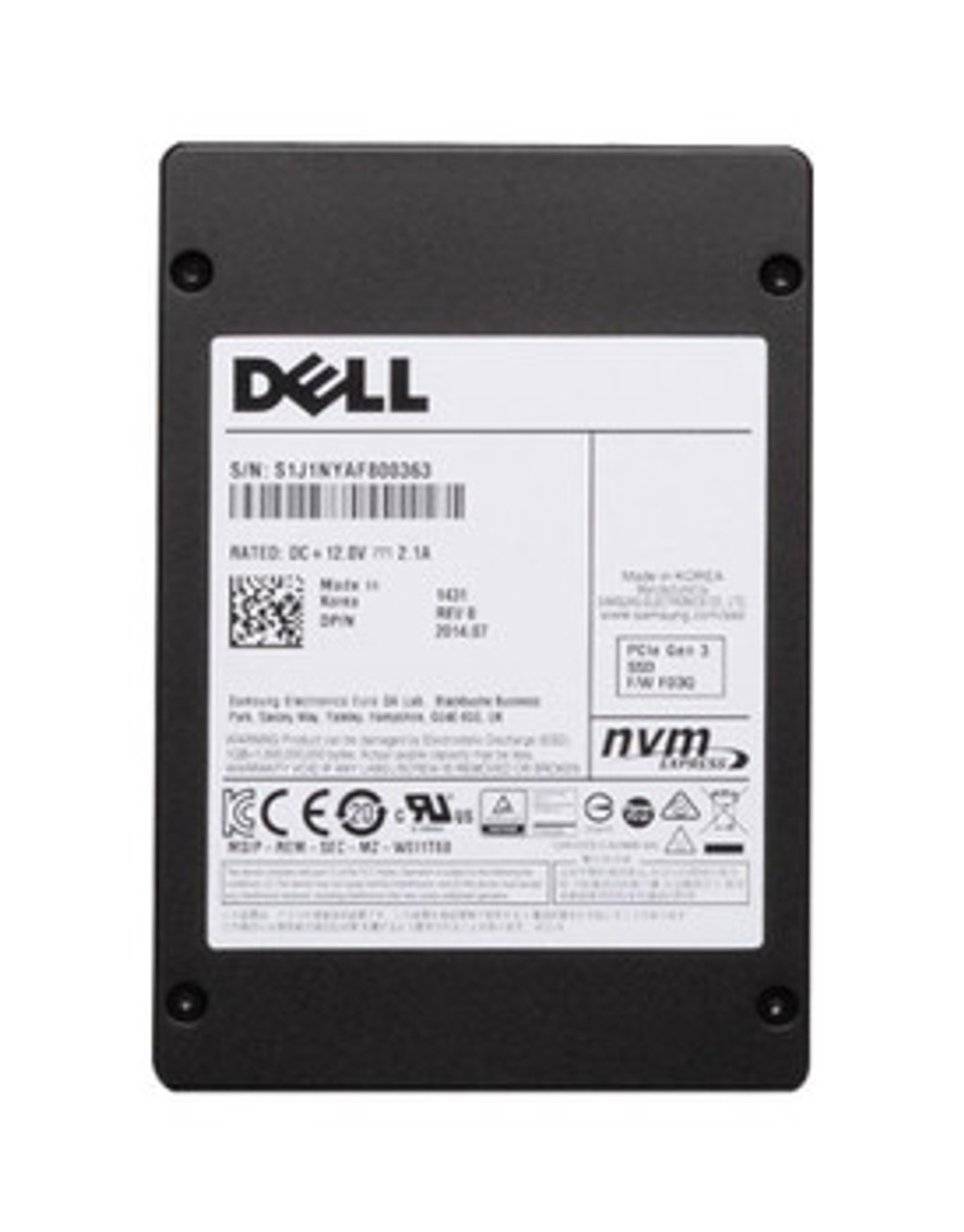 400-AMXR | Dell | 800Gb Tlc Pci Express 3.0 X4 Nvme Hot Swap Mixed Use U.2 2.5-Inch Internal Solid State Drive (Ssd)