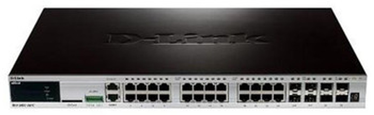 DGS-3420-28PC-CB | D LINK |D-LINK Xstack Managed 24-Ports Gig L2+ Poe Switch Plus Cable