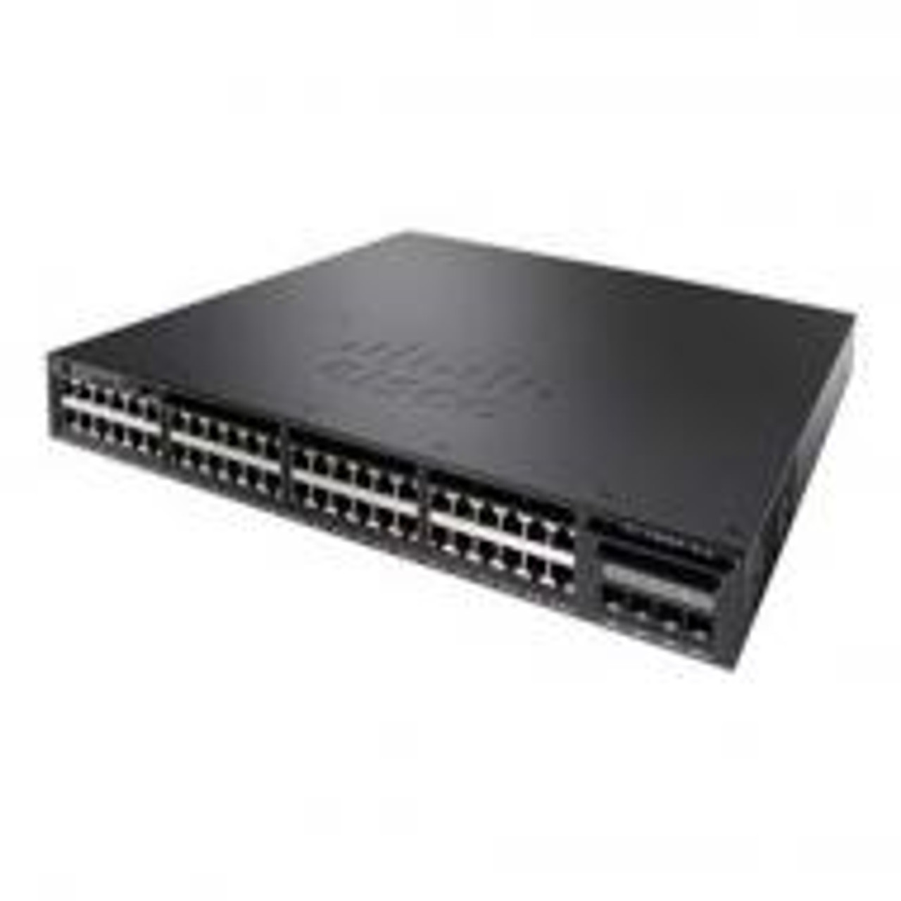WS-C3650-48FQ-E | CISCO | Catalyst 3650 48-Port 48 X 10/100/1000Base-T Poe+ Manageable Layer4 1U Rack-Mountable Switch