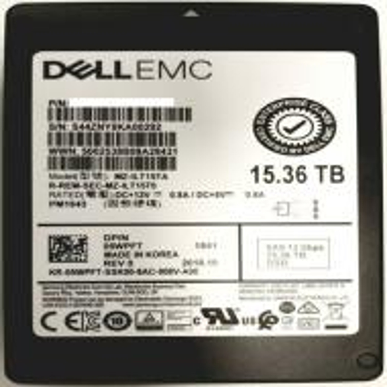 MZ-ILT15TA | Samsung | Pm1643 15.36Tb Sas 12Gbps 2.5" Tlc Internal Solid