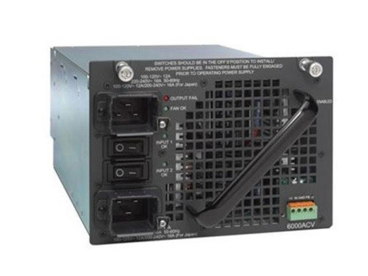 PWR-C45-6000ACV/2 - Cisco CATALYST 4500 6000W AC DUAL INPUT POWER