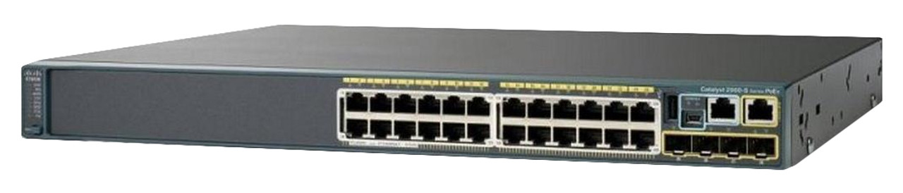 WS-C2960S-24PS-L - Cisco CATALYST 2960S 24 GIGE POE 370W, 4 X SFP