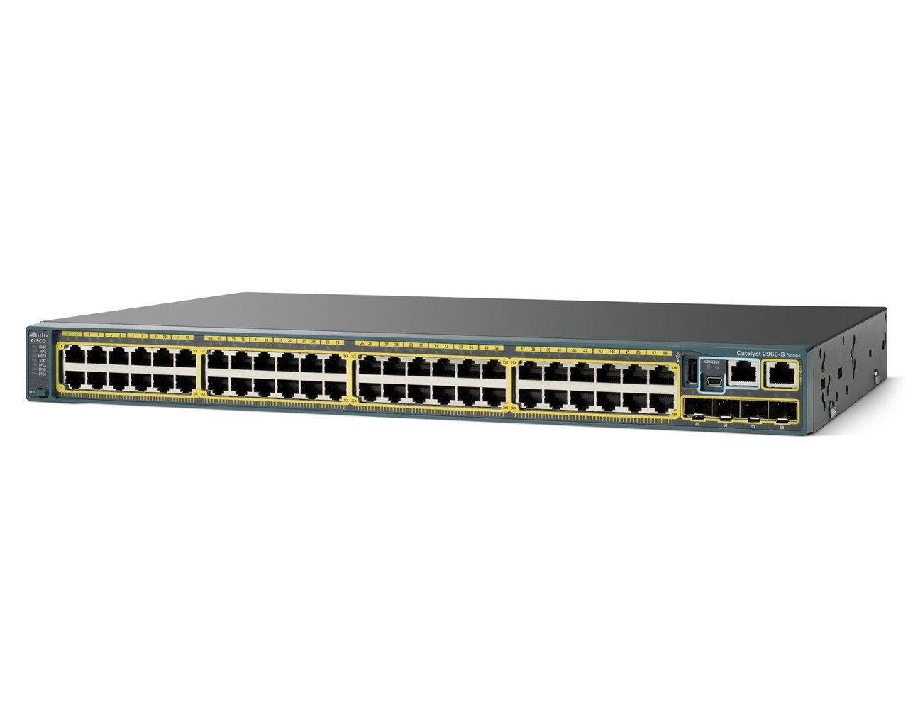 WS-C2960S-48TDL - Cisco CAT 2960S 48 GIGE, 2 X 10G SFP+ LAN BASE