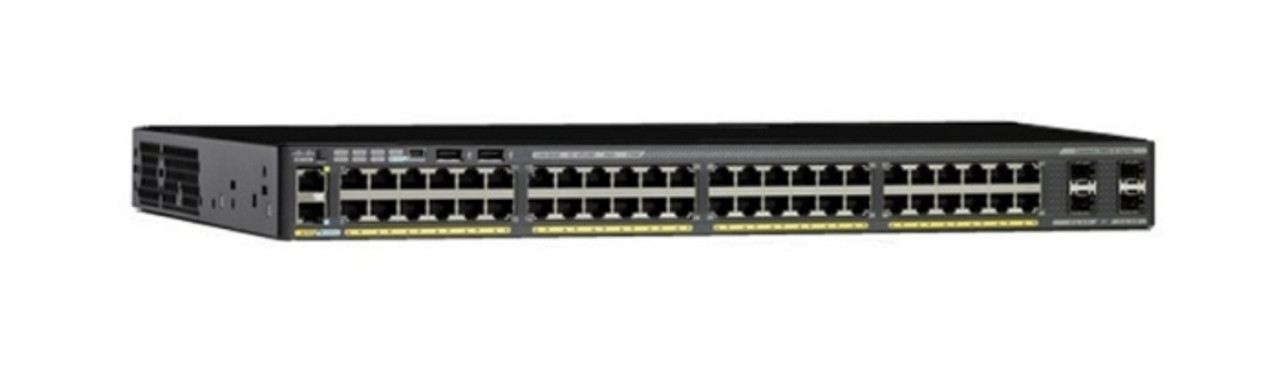 WS-C2960X48FPDL - Cisco CATALYST2960-X 48GE POE740W,2X10G SFP+LA