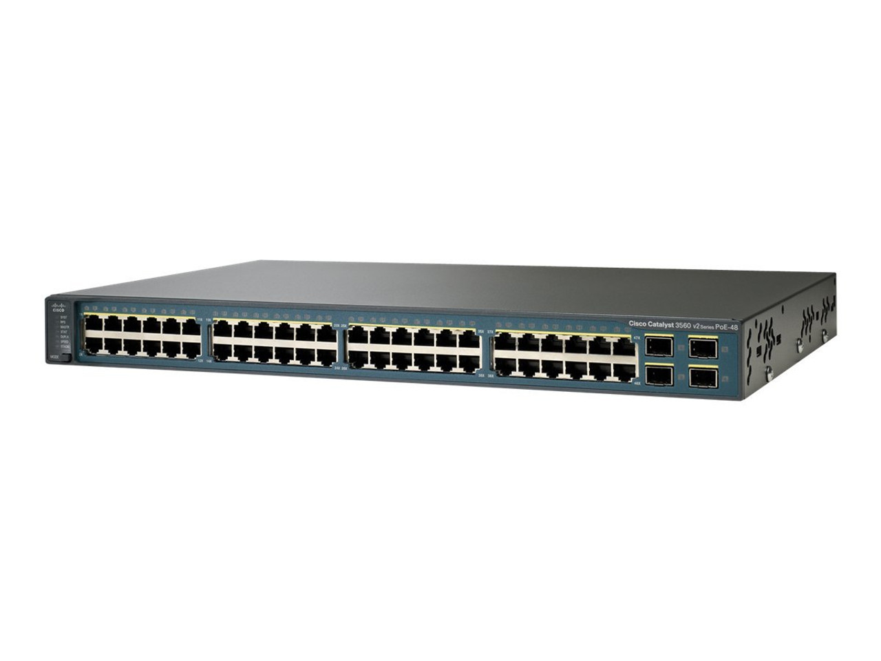 WS-C3560V248PSE - Cisco CAT3560V2 48 10/100 POE+ 4 SFP +IPS ENH