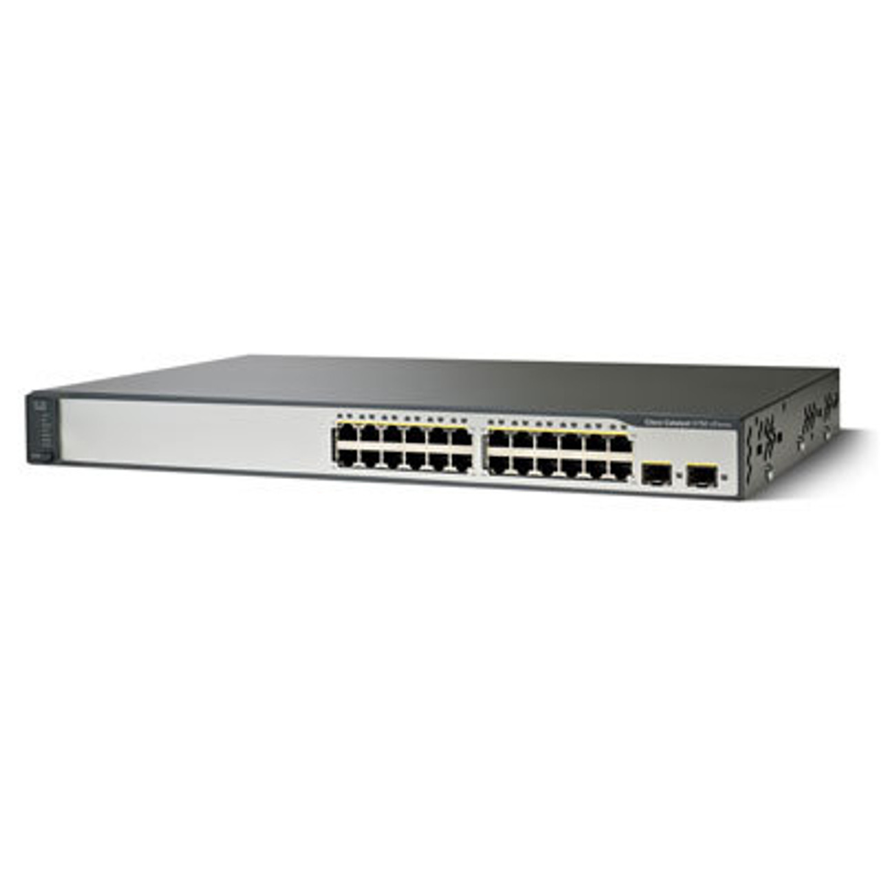 WS-C3750V224TSS - Cisco CAT3750V2 24 10/100 + 2 SFP STANDARD IMA