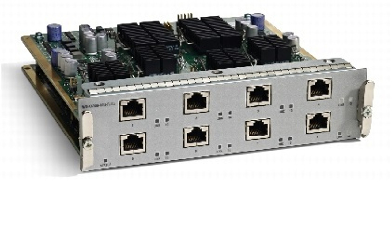 WSX4908-10GRJ45 - Cisco 8 PORT 2:1 10GBASET LINE CARD FOR 4900MS