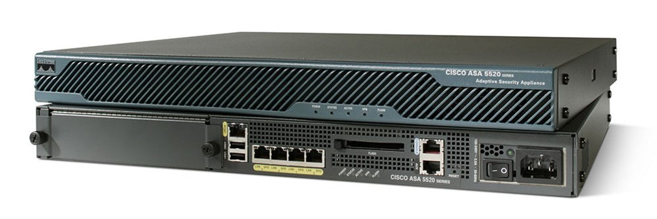 Asa5520-K8 | Cisco | Asa 5520 Appliance With Sw, Ha, 4Ge+1Fe,