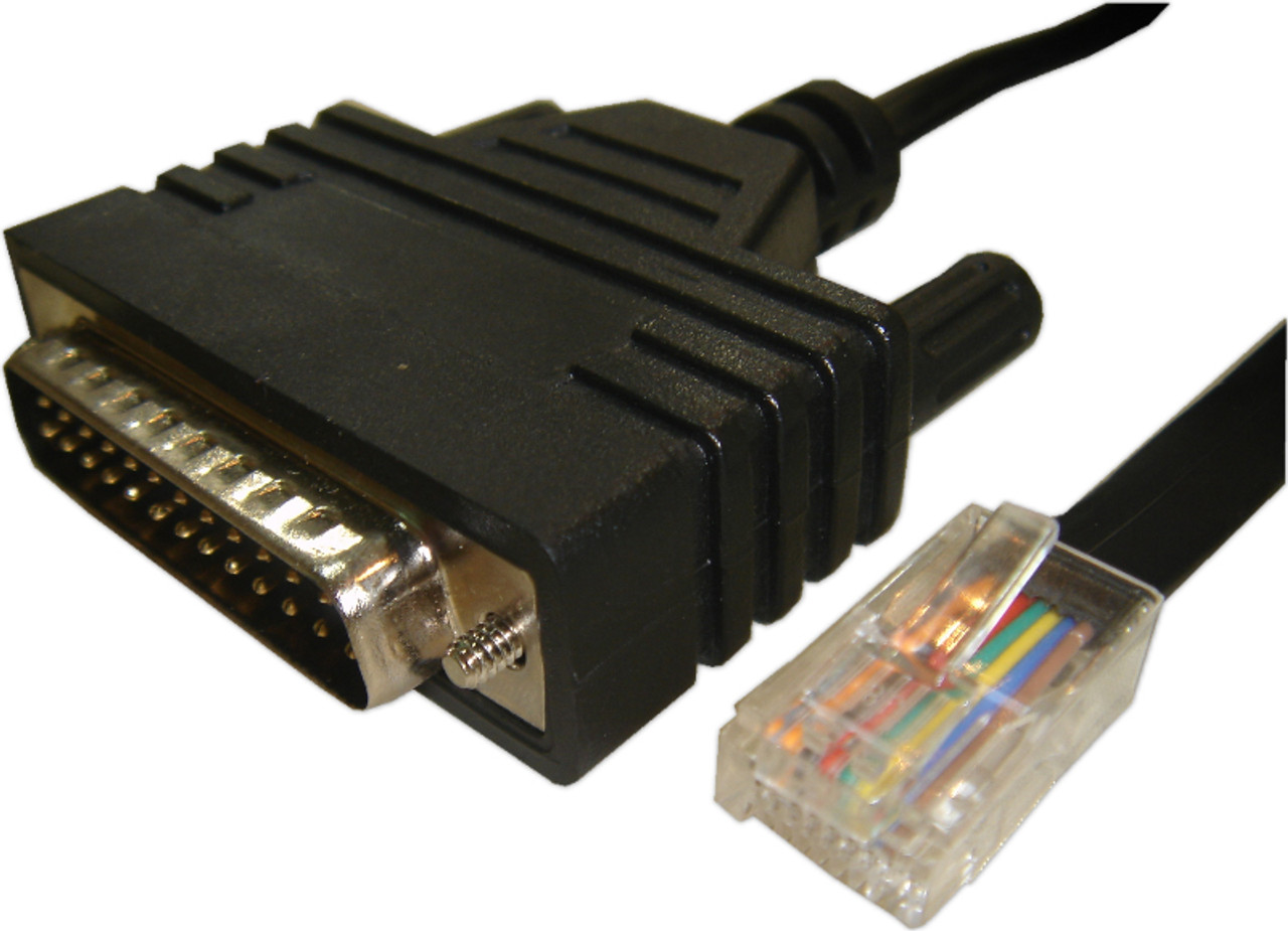 Cab-Conaux | Cisco | Straight Serial Cable - Rj45 To Db25 Mal